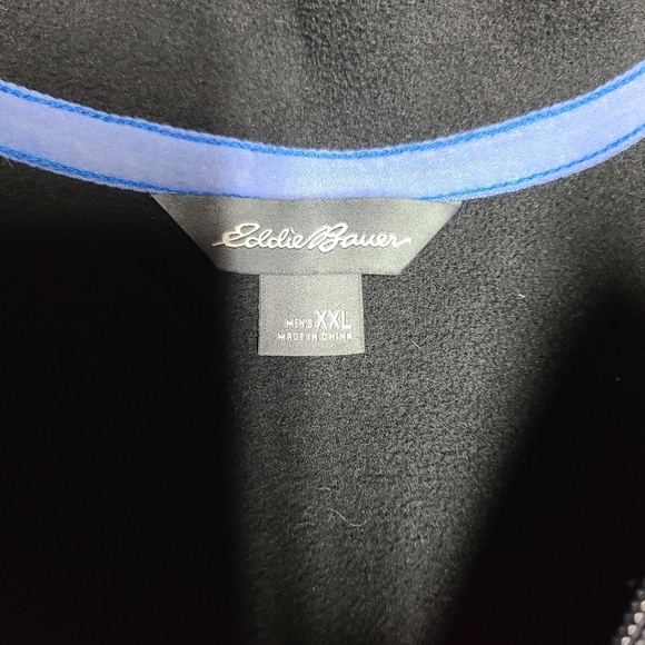 Eddie Bauer Men's Navy and Charcoal Performance Jacket - Picture 3 of 5